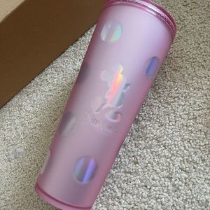 Disney x Starbucks tumbler limited edition pink NEW